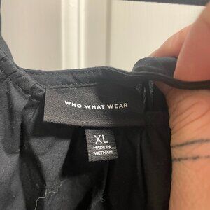 Black Plus Size Target Mini Dress